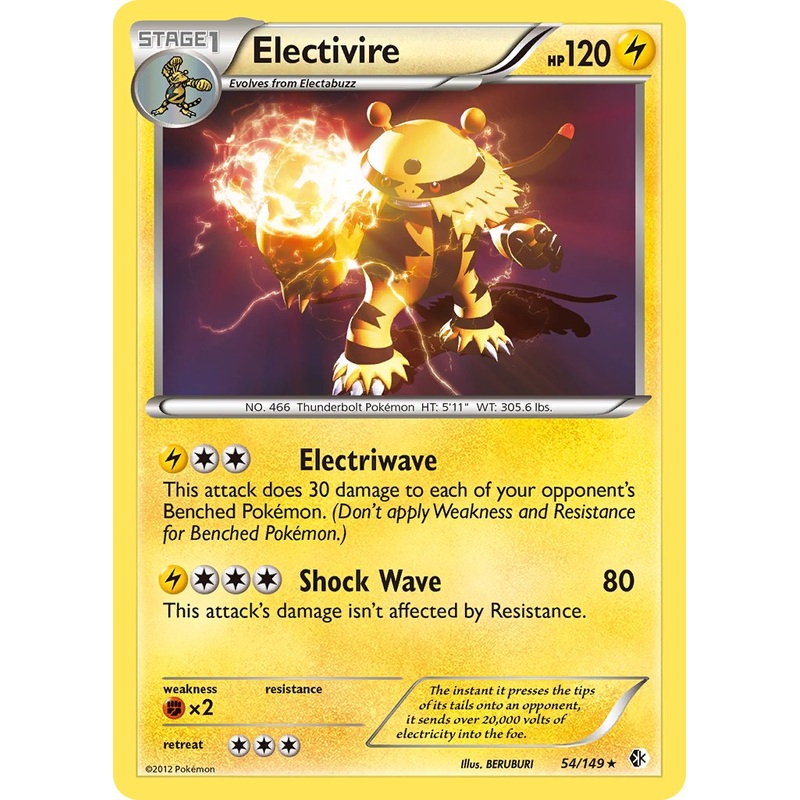 Electivire (54/149) (Theme Deck Exclusive) [Black & White: Boundaries Crossed]