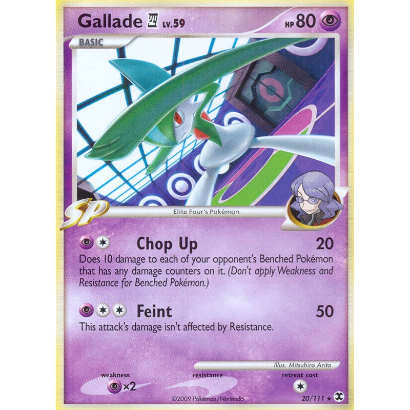Gallade (20/111) (Theme Deck Exclusive) [Platinum: Rising Rivals]
