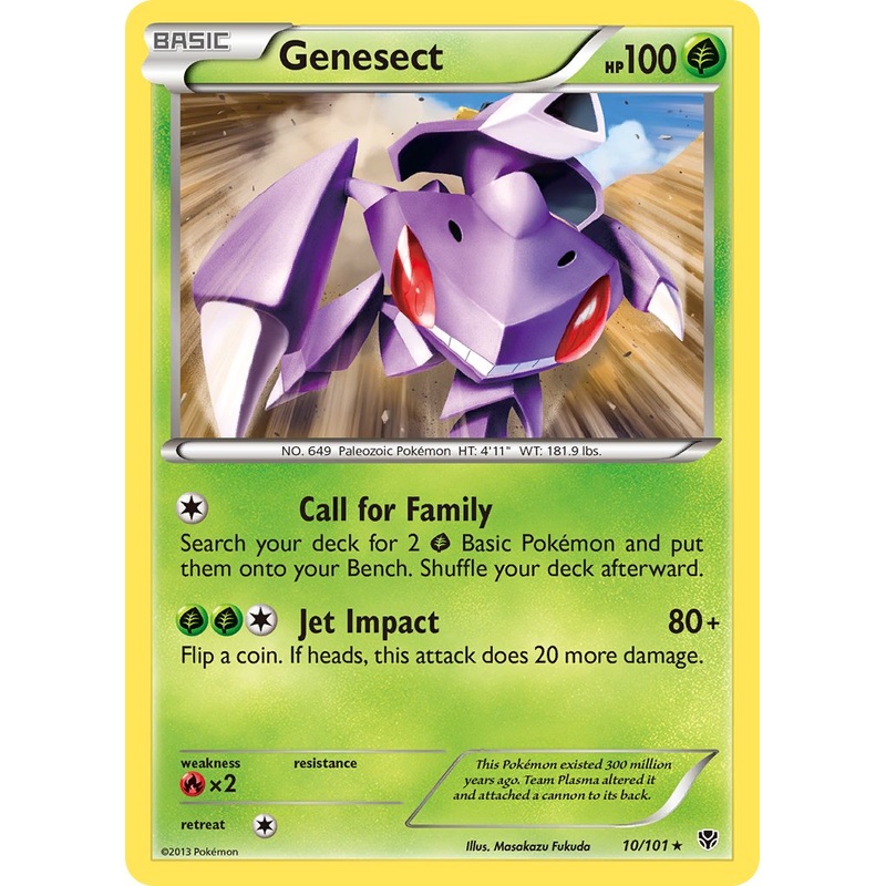 Genesect (10/101) (Theme Deck Exclusive) [Black & White: Plasma Blast]