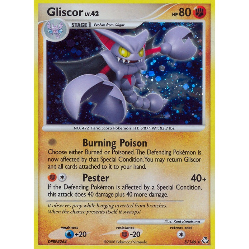 Gliscor (5/146) (Theme Deck Exclusive) [Diamond & Pearl: Legends Awakened]