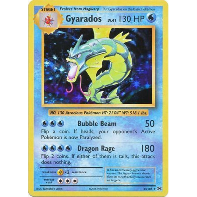 Gyarados (34/108) [XY: Evolutions]