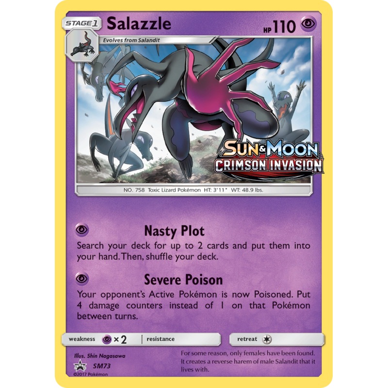 Salazzle (SM73) [Sun & Moon: Black Star Promos]
