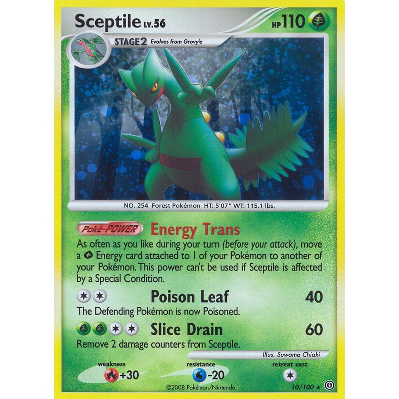 Sceptile (10/100) (Theme Deck Exclusive) [Diamond & Pearl: Stormfront]