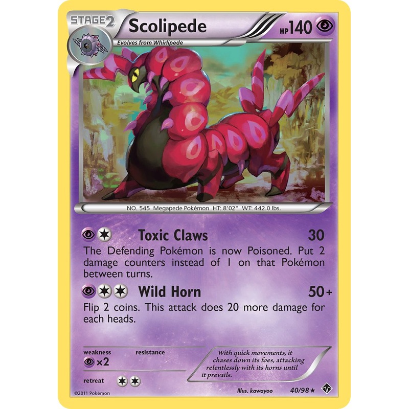 Scolipede (40/98) (Theme Deck Exclusive) [Black & White: Emerging Powers]