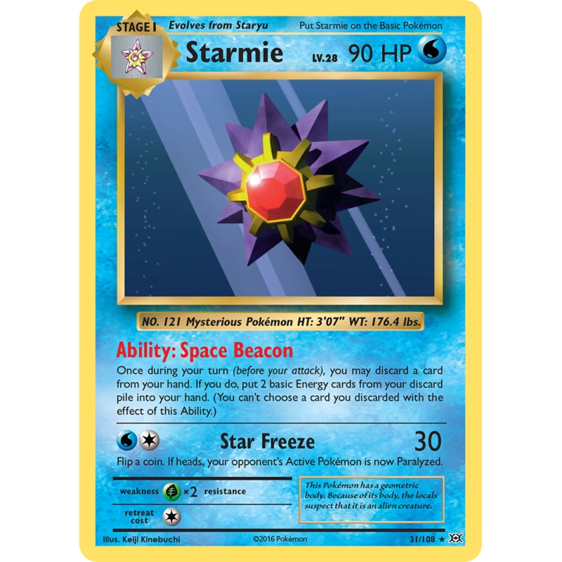 Starmie (31/108) [XY: Evolutions]