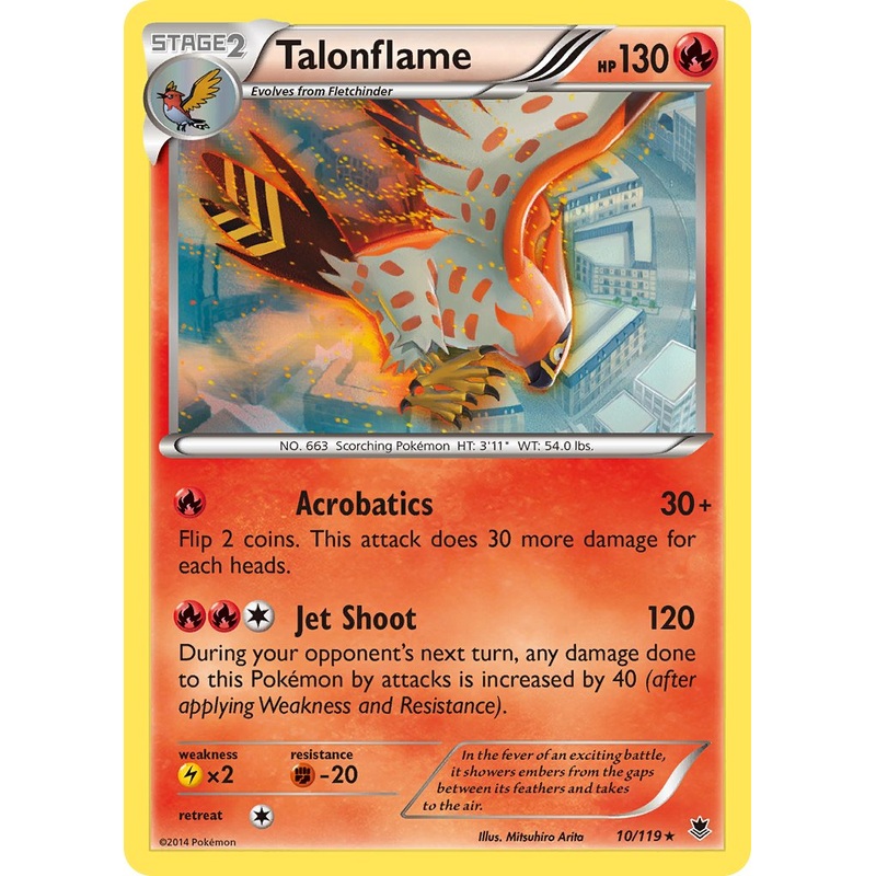 Talonflame (10/119) (Theme Deck Exclusive) [XY: Phantom Forces]