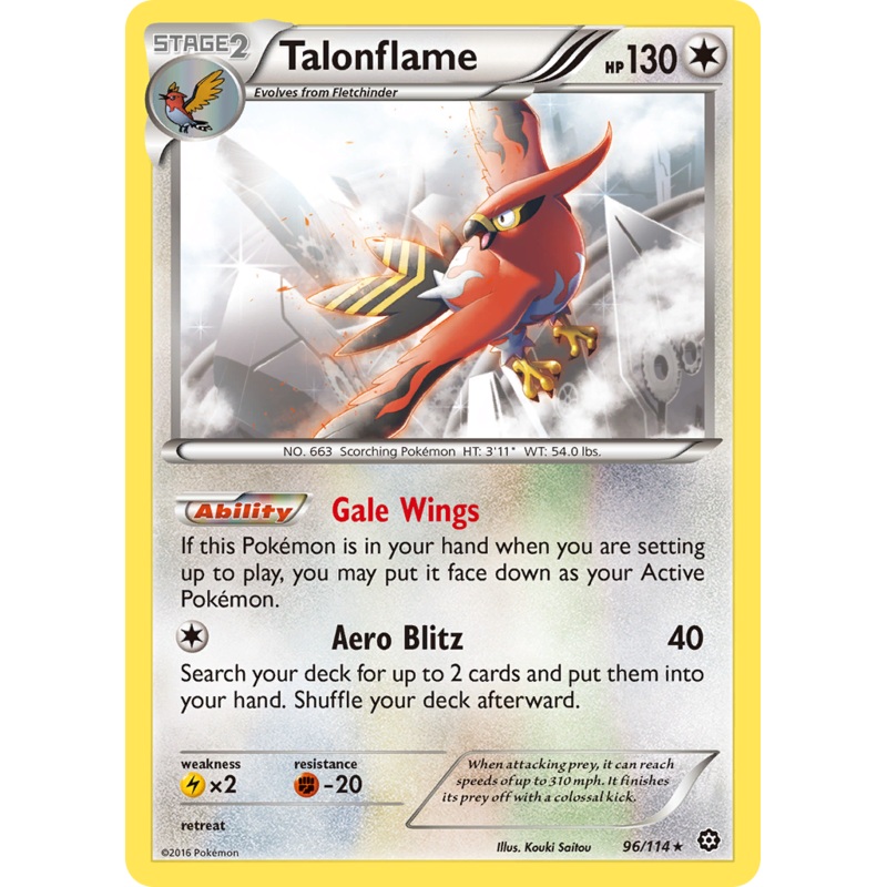 Talonflame (96/114) [XY: Steam Siege]