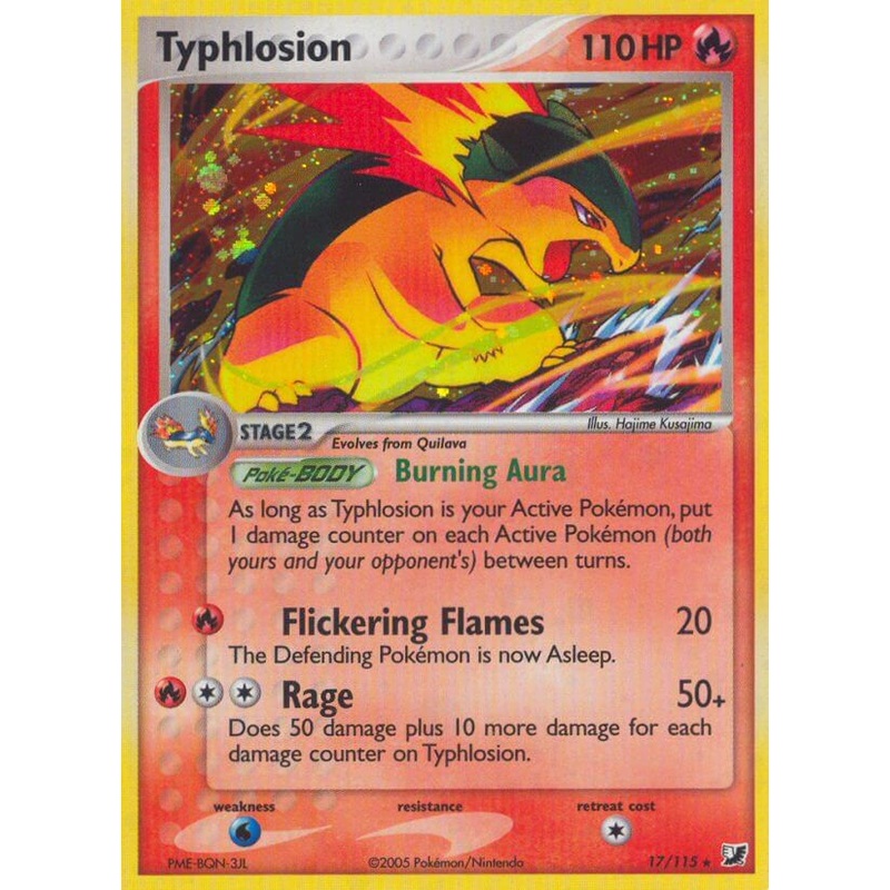 Typhlosion(17/115) (Theme Deck Exclusive) [EX: Unseen Forces]