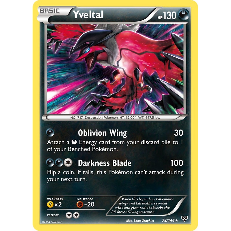Yveltal (78/146) (Theme Deck Exclusive) [XY: Base Set]