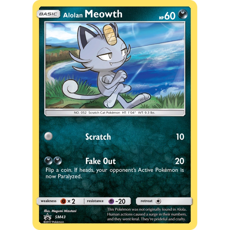 Alolan Meowth (SM43) [Sun & Moon: Black Star Promos]