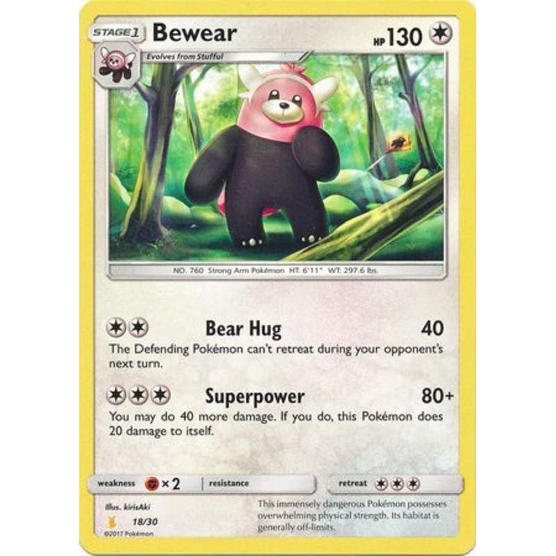 Bewear (18/30) [Sun & Moon: Trainer Kit - Alolan Raichu]