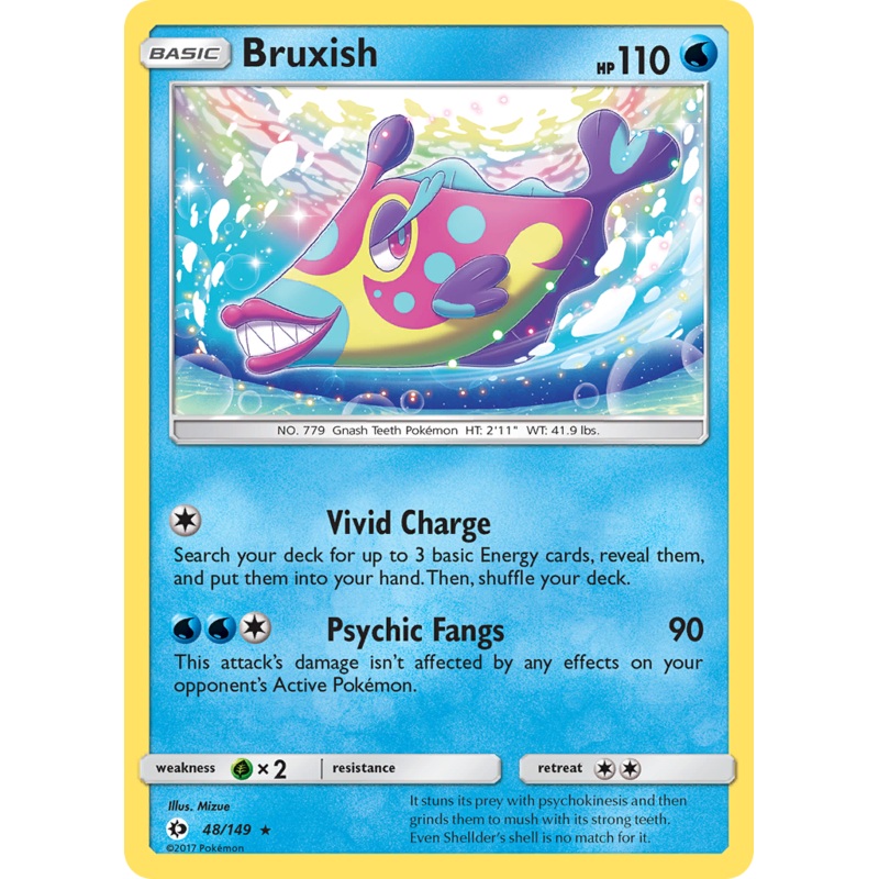 Bruxish (48/149) [Sun & Moon: Base Set]