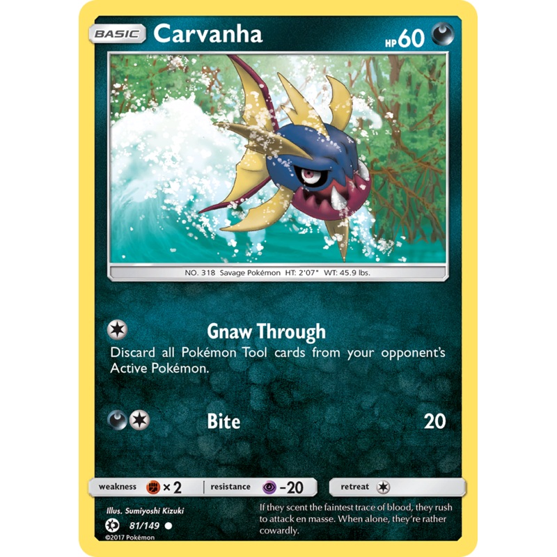 Carvanha (81/149) [Sun & Moon: Base Set]