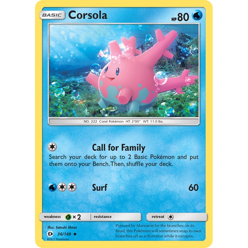 Corsola (36/149) [Sun & Moon: Base Set]