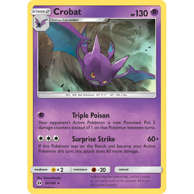 Crobat (56/149) [Sun & Moon: Base Set]