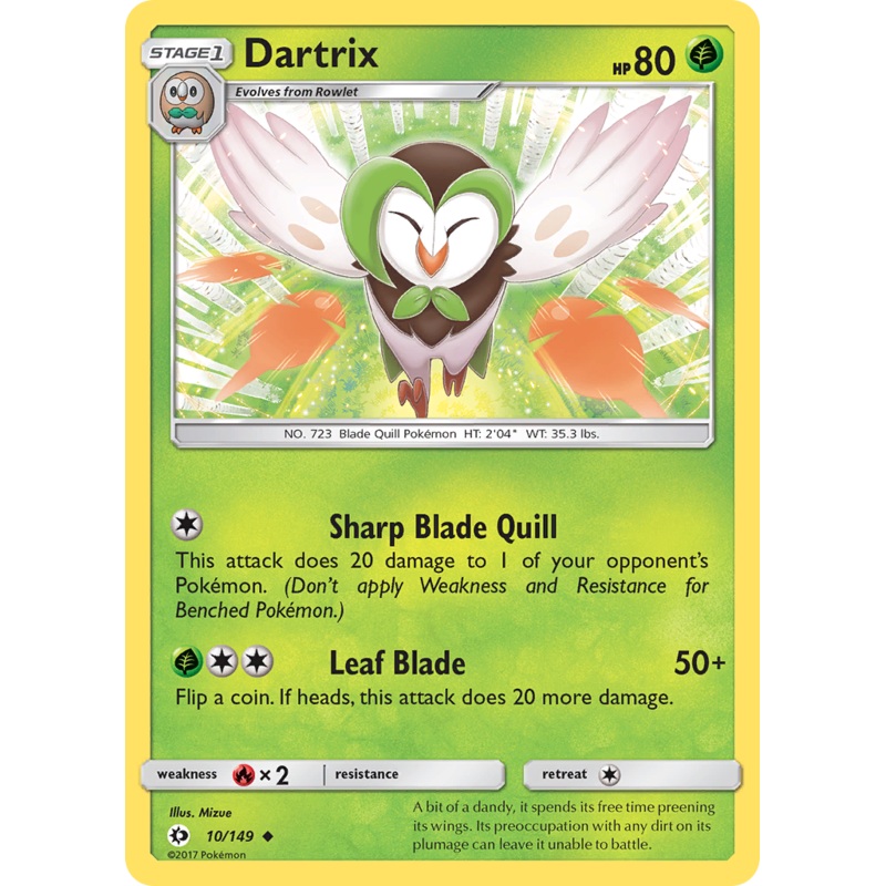 Dartrix (10/149) [Sun & Moon: Base Set]
