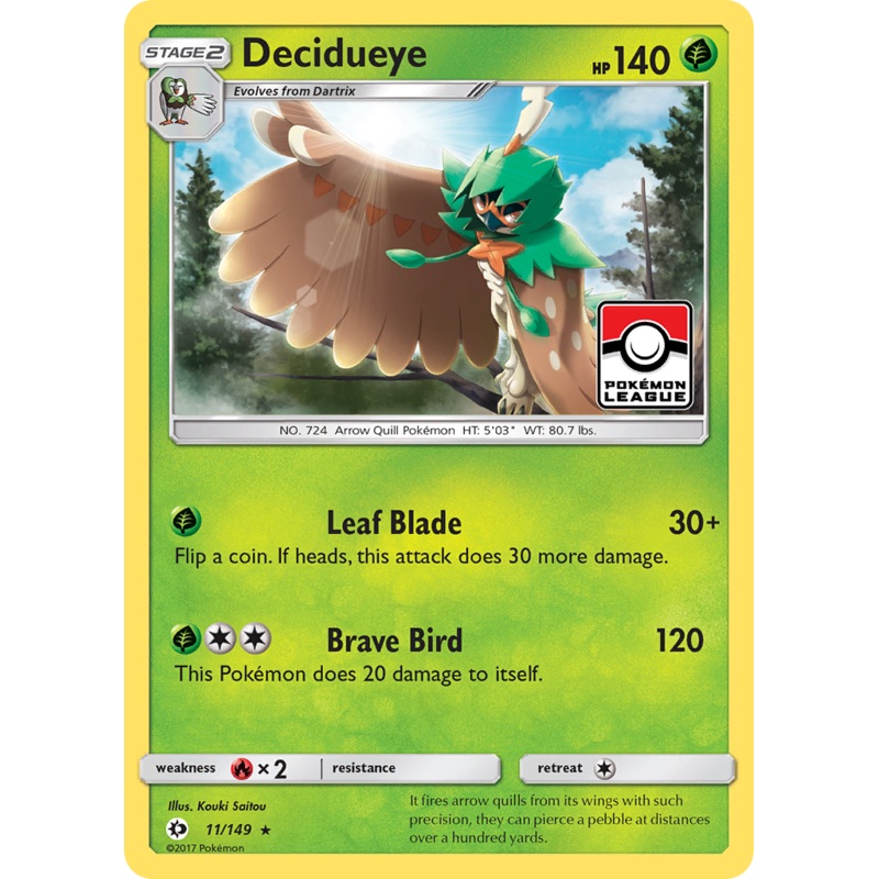 Decidueye (11/149) [Sun & Moon: Base Set]