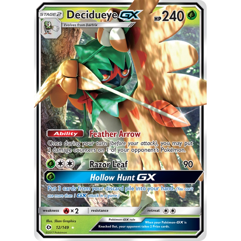 Decidueye GX (12/149) [Sun & Moon: Base Set]