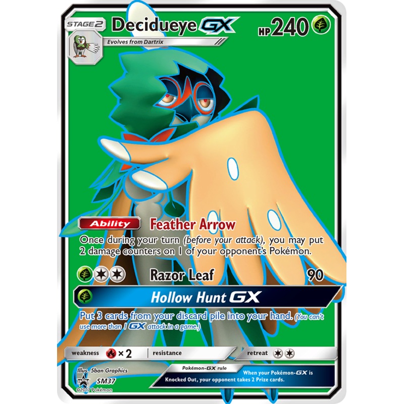 Decidueye GX (SM37) [Sun & Moon: Black Star Promos]