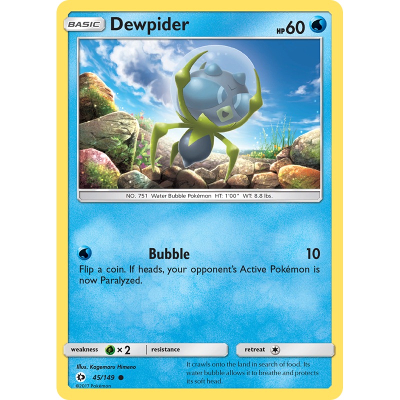 Dewpider (45/149) [Sun & Moon: Base Set]