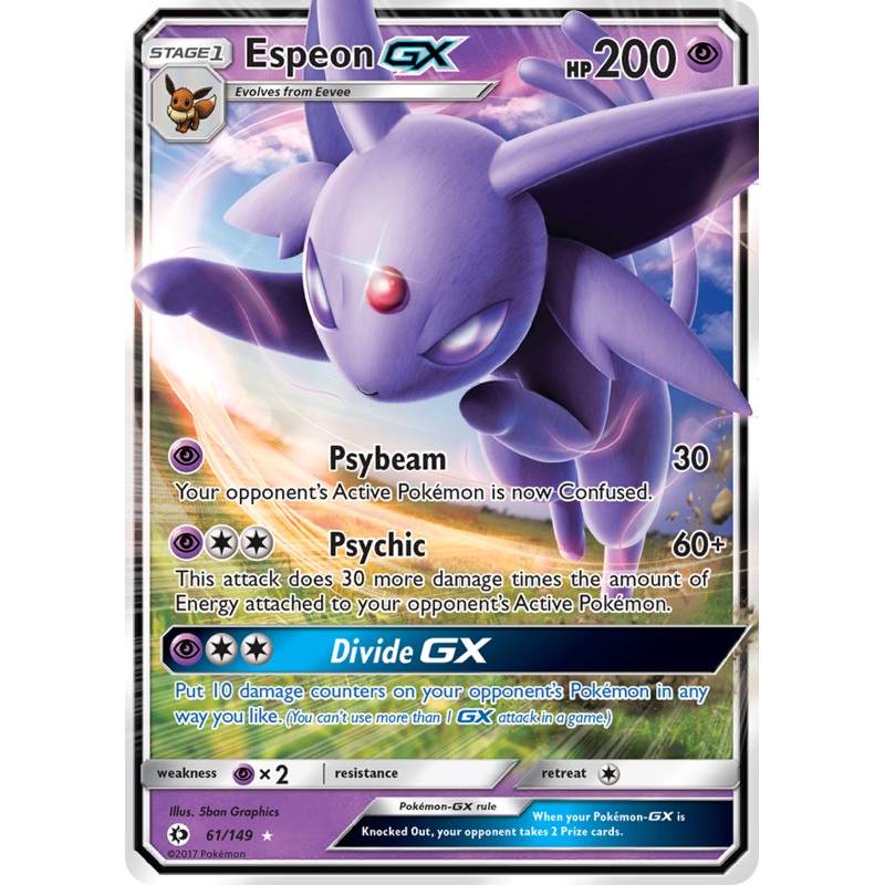 Espeon GX (61/149) [Sun & Moon: Base Set]