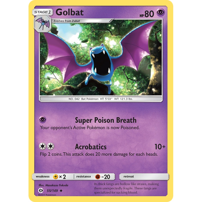 Golbat (55/149) [Sun & Moon: Base Set]