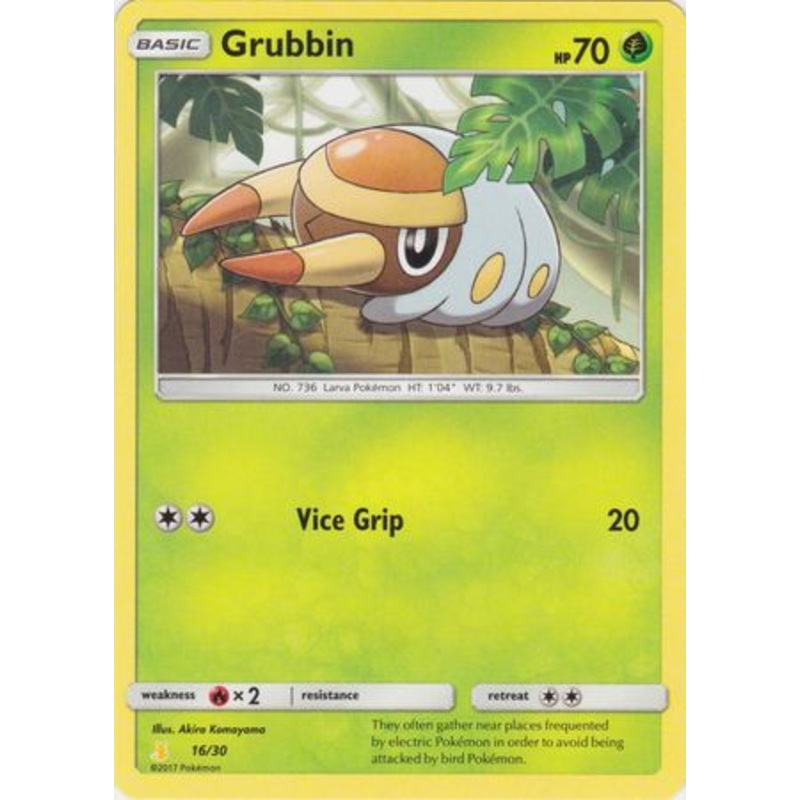 Grubbin (16/30) [Sun & Moon: Trainer Kit - Alolan Raichu]