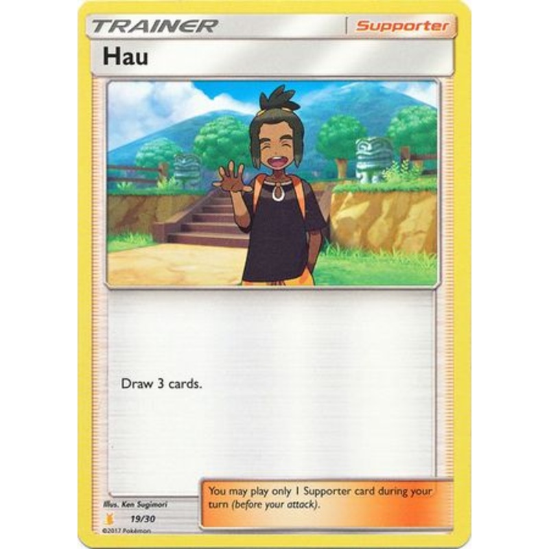 Hau (19/30) [Sun & Moon: Trainer Kit - Alolan Raichu]