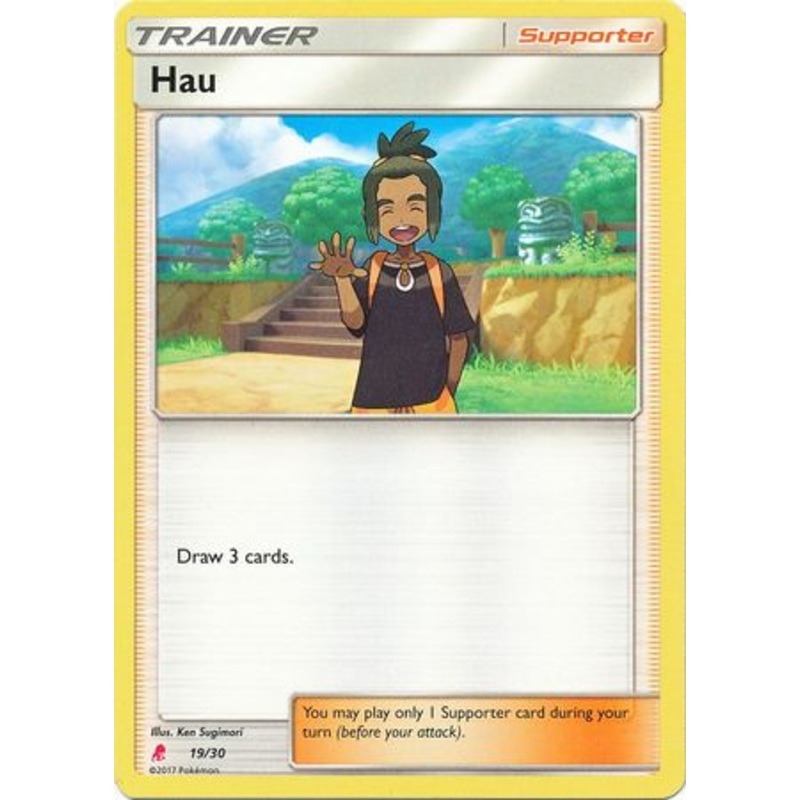Hau (19/30) [Sun & Moon: Trainer Kit - Lycanroc]