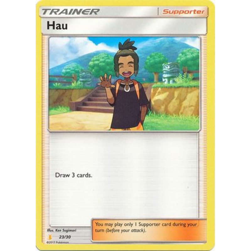 Hau (23/30) [Sun & Moon: Trainer Kit - Alolan Raichu]