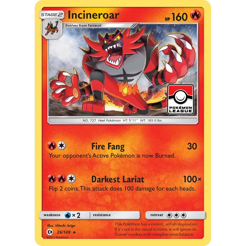 Incineroar (26/149) [Sun & Moon: Base Set]