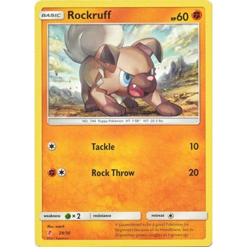 Rockruff (29/30) [Sun & Moon: Trainer Kit - Lycanroc]