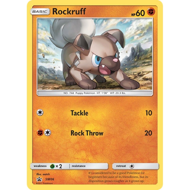 Rockruff (SM06) [Sun & Moon: Black Star Promos]