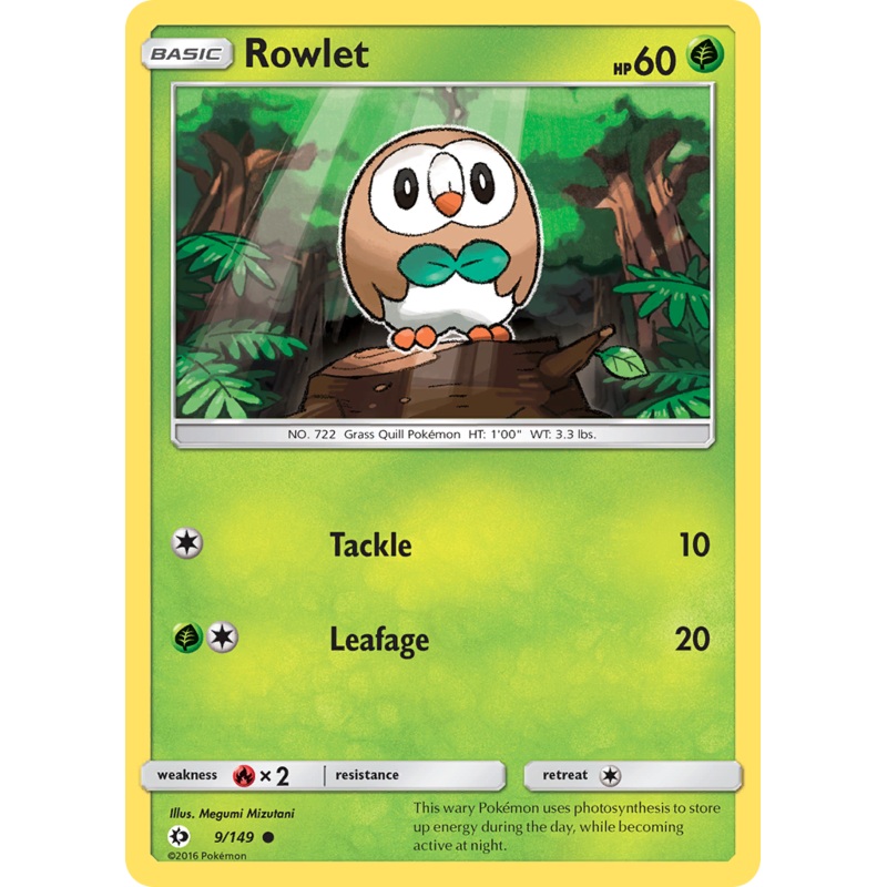 Rowlet (9/149) [Sun & Moon: Base Set]