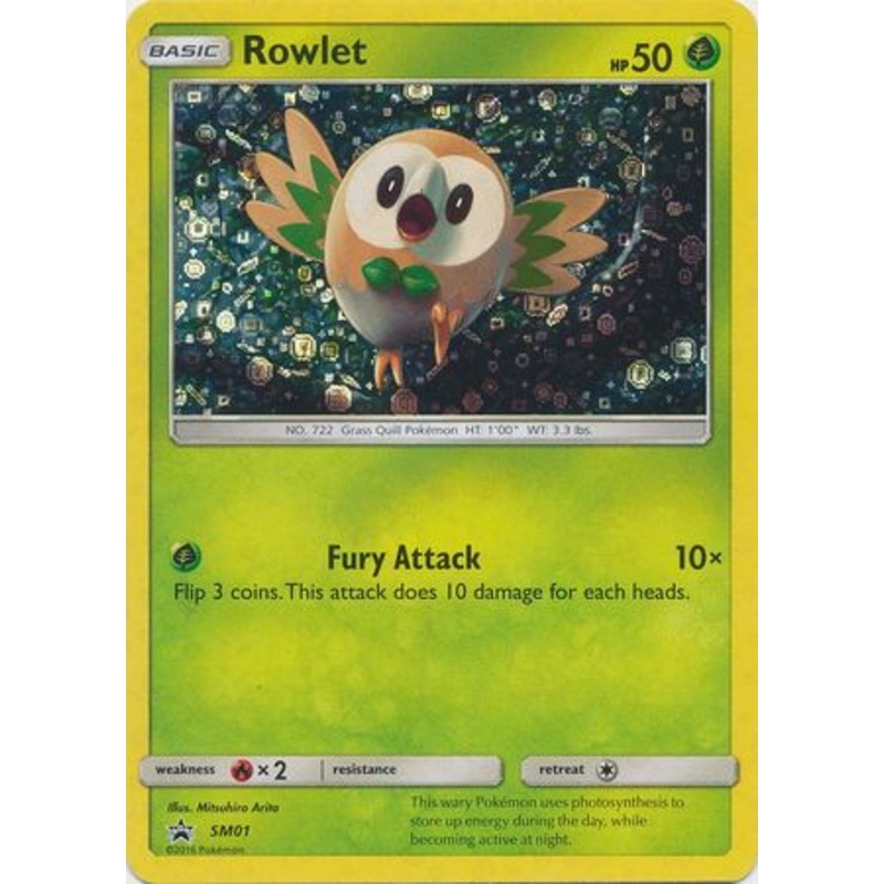 Rowlet (SM01) (General Mills Promo) [Sun & Moon: Black Star Promos]