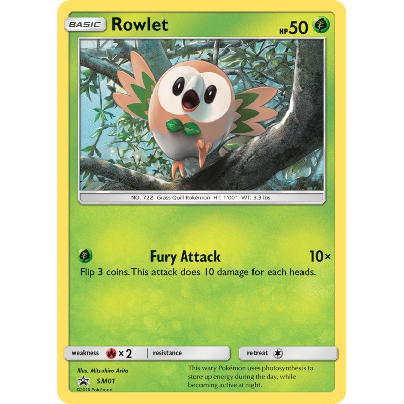 Rowlet (SM01) [Sun & Moon: Black Star Promos]