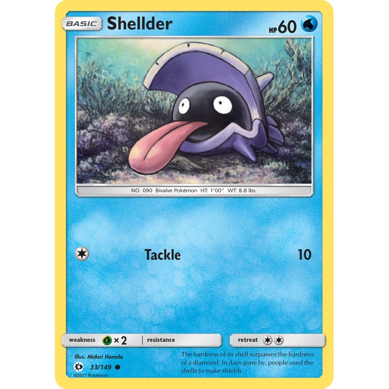 Shellder (33/149) [Sun & Moon: Base Set]