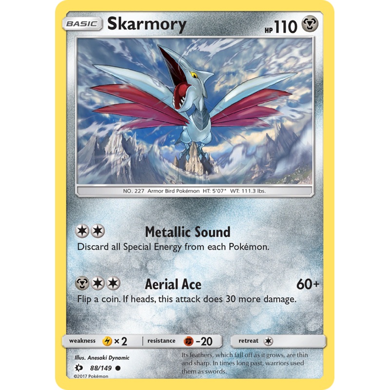 Skarmory (88/149) [Sun & Moon: Base Set]