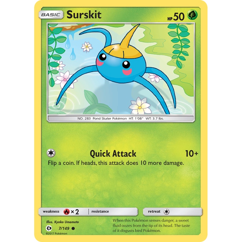 Surskit (7/149) [Sun & Moon: Base Set]