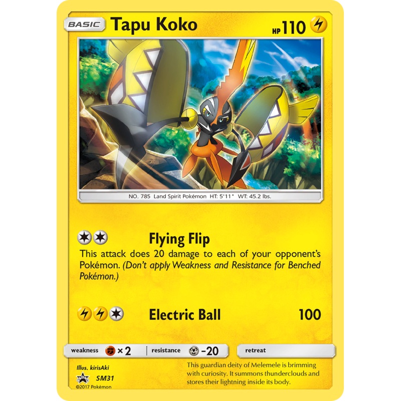 Tapu Koko (SM31) [Sun & Moon: Black Star Promos]