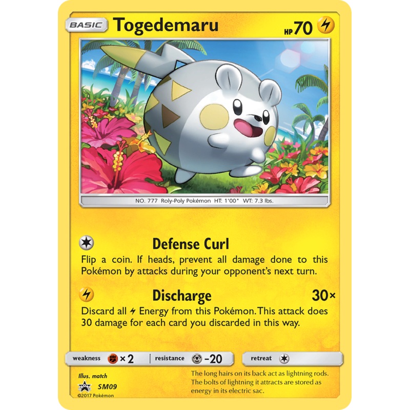 Togedemaru (SM09) [Sun & Moon: Black Star Promos]