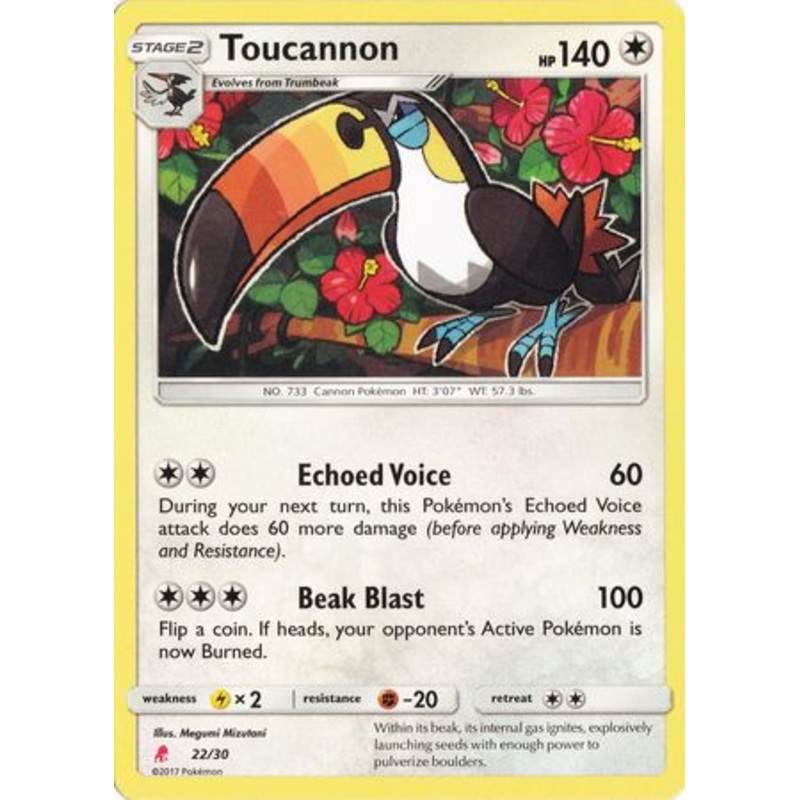 Toucannon (22/30) [Sun & Moon: Trainer Kit - Lycanroc]