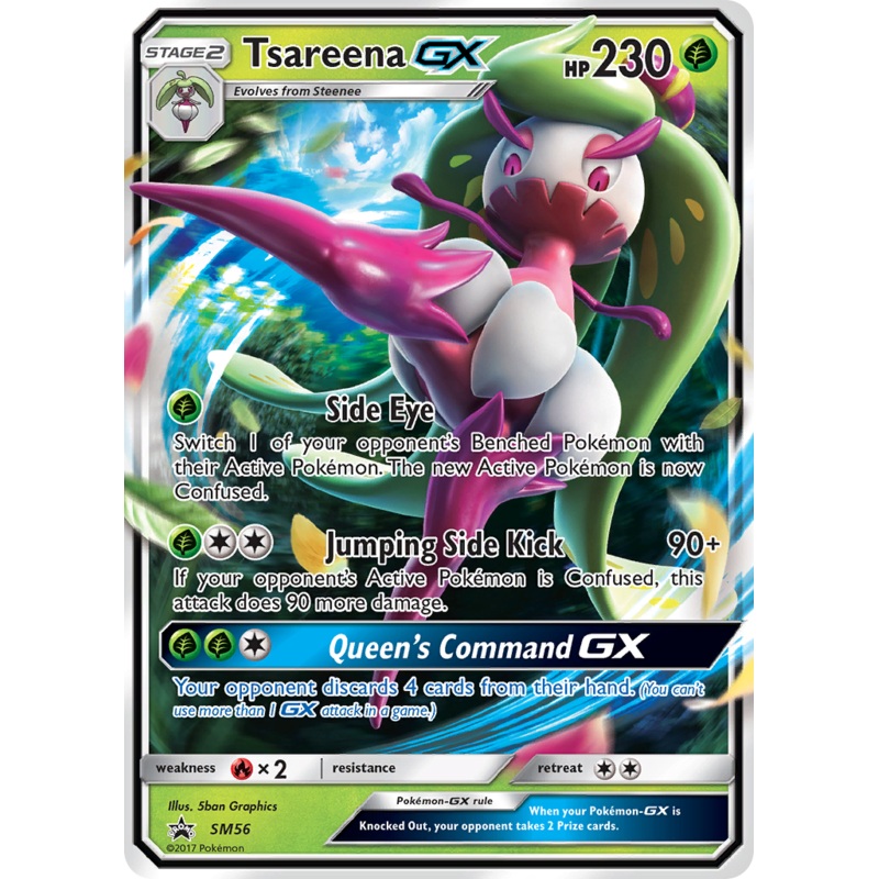 Tsareena GX (SM56) [Sun & Moon: Black Star Promos]
