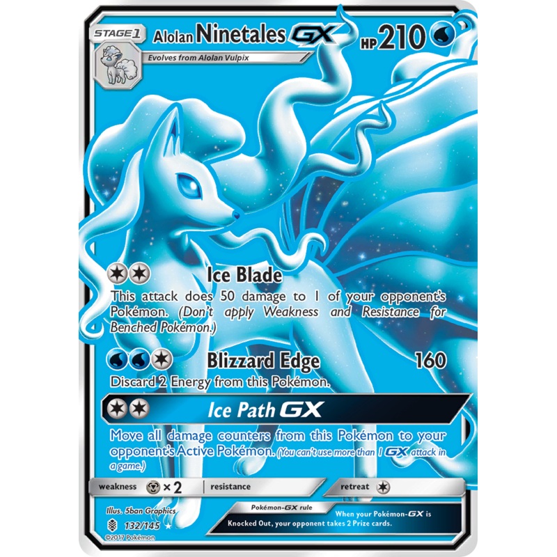 Alolan Ninetales GX (132/145) [Sun & Moon: Guardians Rising]