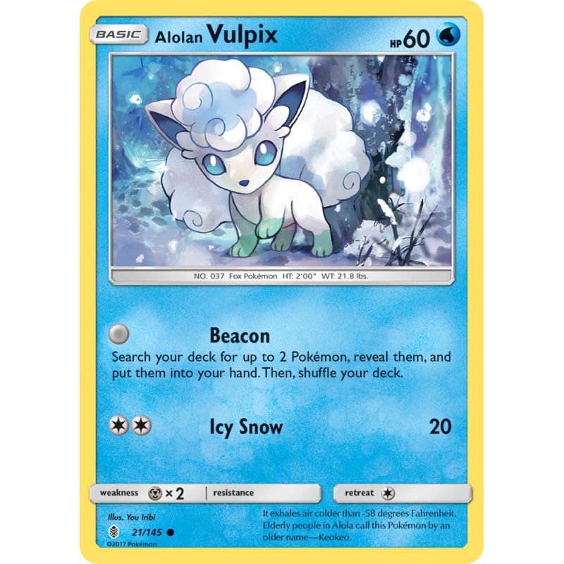 Alolan Vulpix (21/145) [Sun & Moon: Guardians Rising]