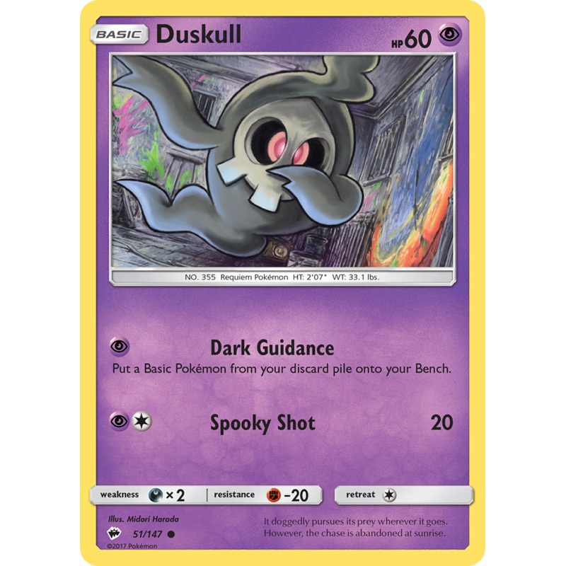 Duskull (51/147) [Sun & Moon: Burning Shadows]