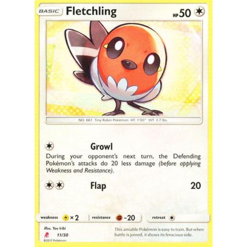 Fletchling (11/30) [Sun & Moon: Trainer Kit - Lycanroc]