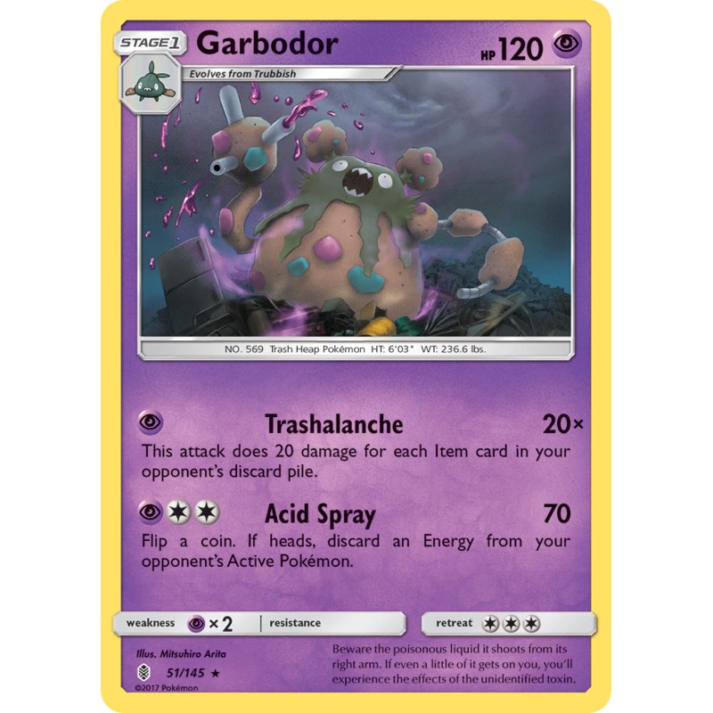 Garbodor (51/145) [Sun & Moon: Guardians Rising]