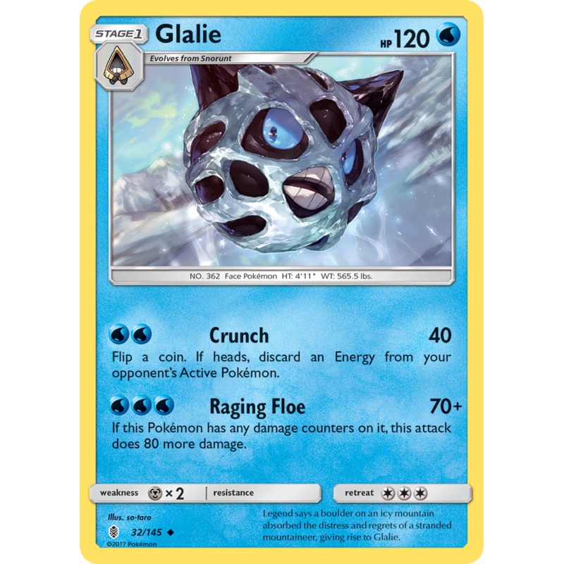 Glalie (32/145) [Sun & Moon: Guardians Rising]