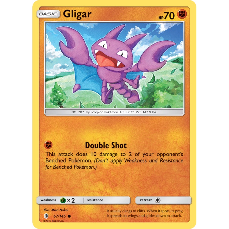 Gligar (67/145) [Sun & Moon: Guardians Rising]